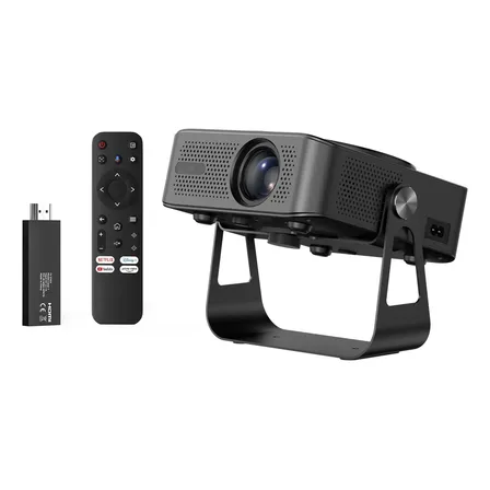 Projetor Portatil Ac1085 13000lm 4k Full Hd +dongle Gtv Preto 127/220v