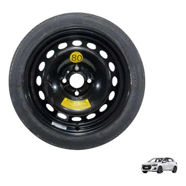 Estepe Roda Pneu Aro 15 Chevrolet Onix 2020 A 2025 Original
