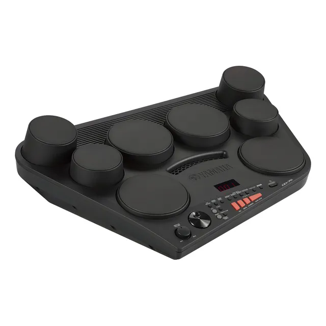 Batería electrónica Yamaha DD75 8 pads pedales y palillos negro