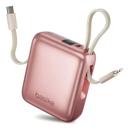 Power Bank Basike B-201 com 10.000mAh e Carregamento Rápido PD de 22.5W para iPhone e Samsung