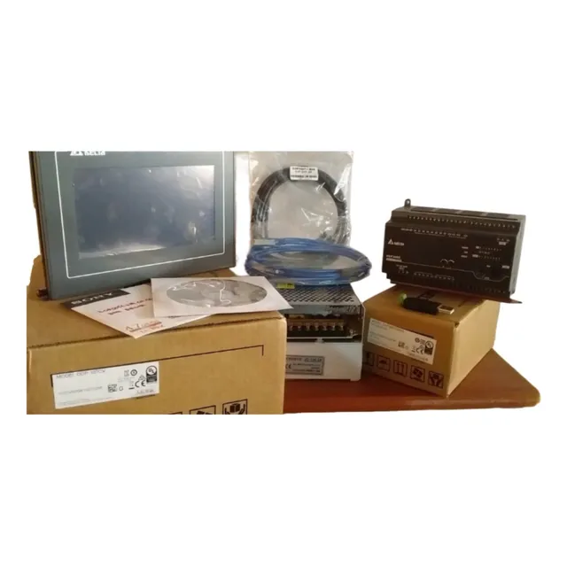 Hmi Delta Dop107cv +plc Delta Dvp20ec00r3 Nuevo....plc