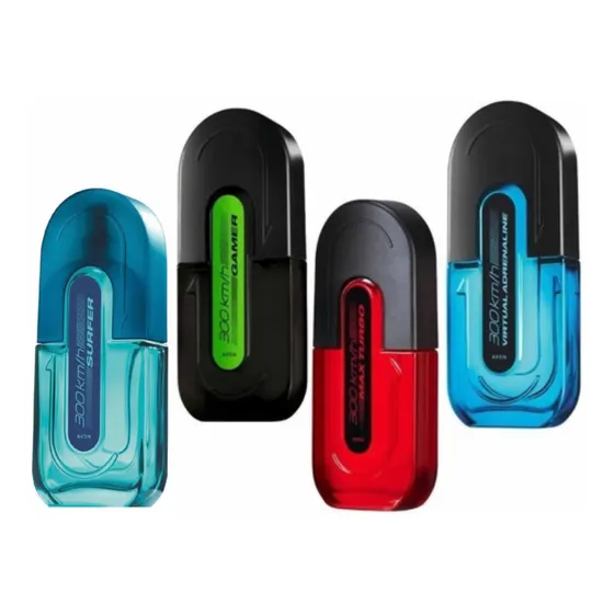 Pack X4 Perfumes 300km/h Avon | Max Turbo+gamer+surfer+virtu