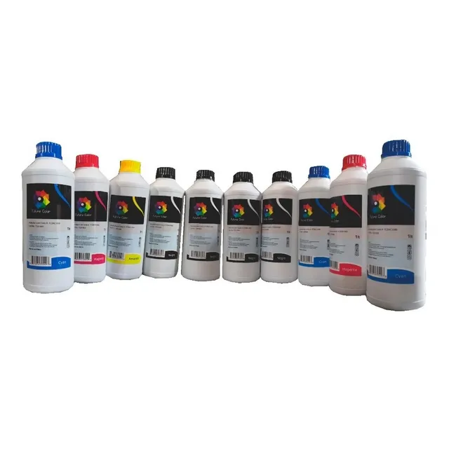 10 Tinta Litro Dye Bro Eps Hp Canon Premium 4k 2c2m2y Tinta CYAN MAGENTA YELLOW BLACK