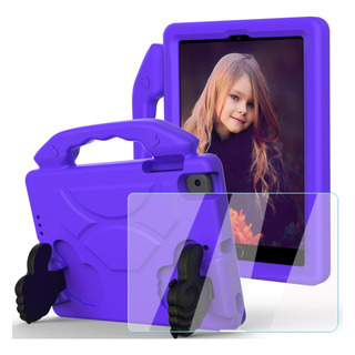 Mica + Goma Uso Rudo Para iPad 9 10.2 9na 9th A2602 Niños Mica + Goma Uso Rudo Para iPad 9 10.2 9na 9th A2602 Niños