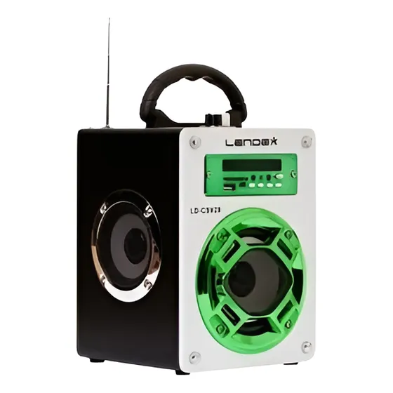 Caixa Portátil 90w 3 Subwoffer Sd Bluetooth Fm Usb Potente