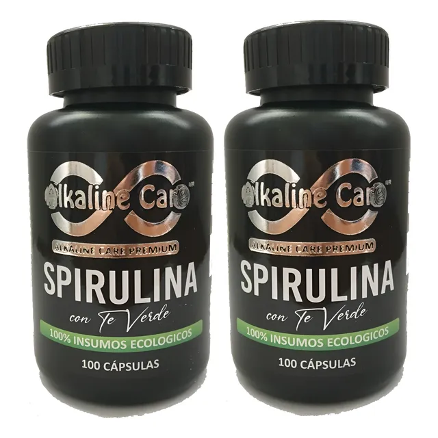 Spirulina Con Te Verde Capsulas X 2 