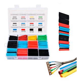 Termofit Conector Termoretractil Cables Aislante Kit 850pz Termofit Conector Termoretractil Cables Aislante Kit 850pz