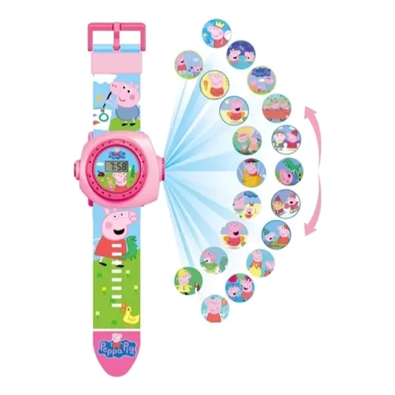 Reloj Proyector De Imágenes Peppa Pig 