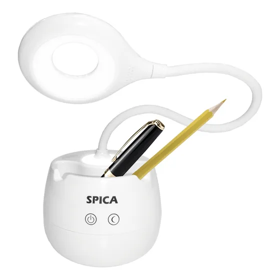 Velador Lampara De Escritorio Spica Sl-10 Touch Inalambrico Color de la estructura Blanco
