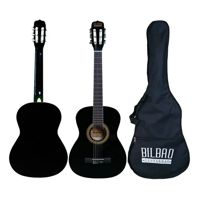 Guitarra Acústica Bilbao 3/4 Bil-34-bk + Envío Gratis 