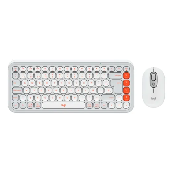 Teclado Y Mouse Logitech Pop Icon White 920013055