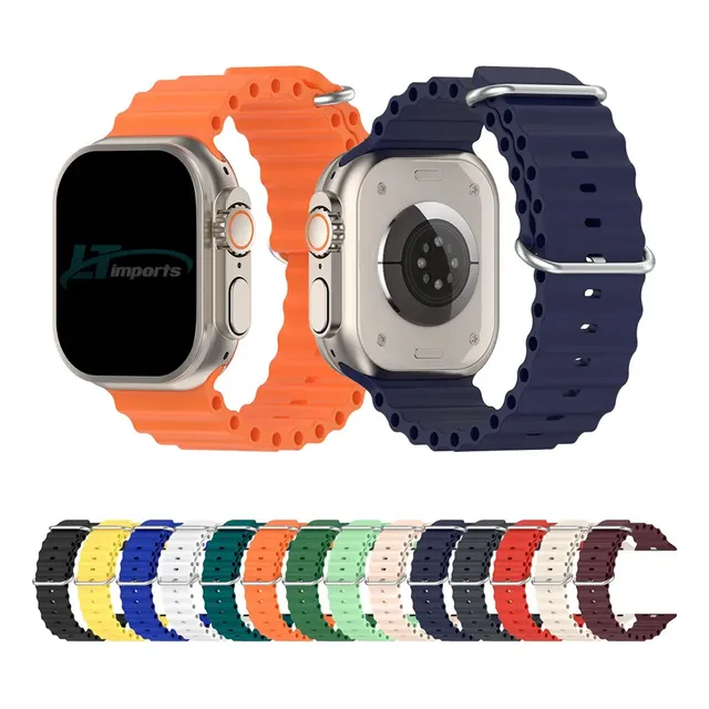 Pulseira Oceano Para Apple Watch Ultra 49mm 45/44/42/41/40mm