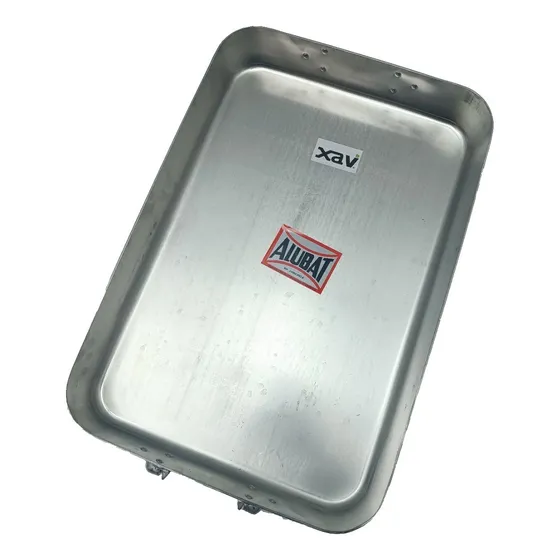 Bandeja Rectangular Hornear Pernil Pasticho Indu Alubat 9490