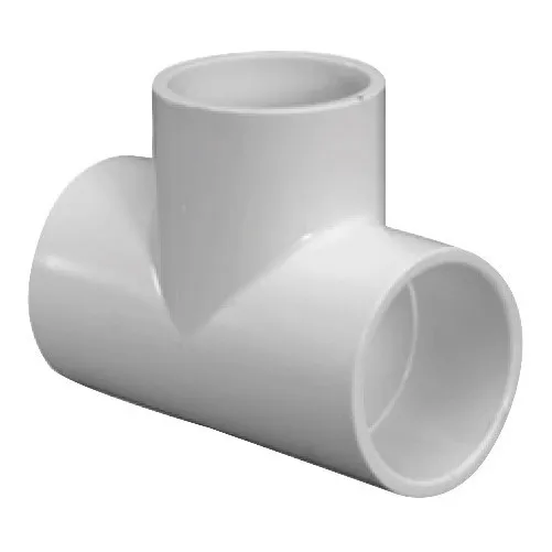 Tee Pvc 2 Pulgadas Agua Fria Agua Blanca Tubrica Blanco  