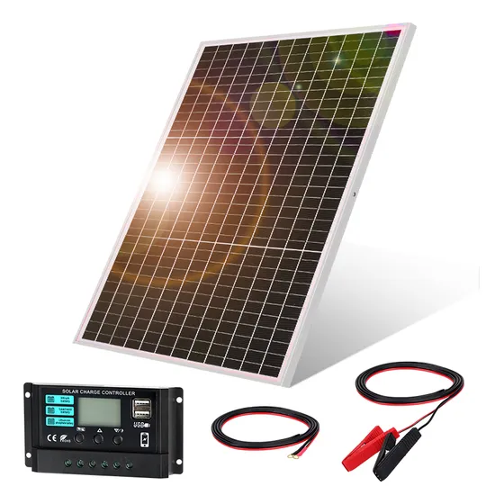 Kit De Panel Solar Monocristalino Carga 50w 12v+ Controlador