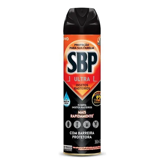Sbp Aerossol Ultra Barreira Ativa Insetos Rasteiros (preto)