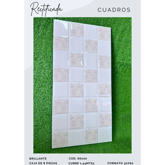 Cerámica Tipo Porcelanato Blanco Carrara Importado