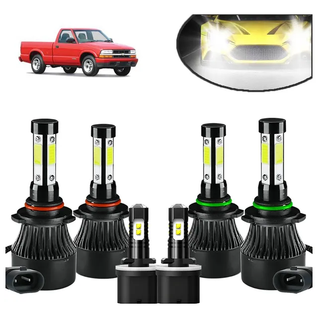 Da1. 6pcs Luz Alta/baja/niebla Kit Faros Led For Chevrolet