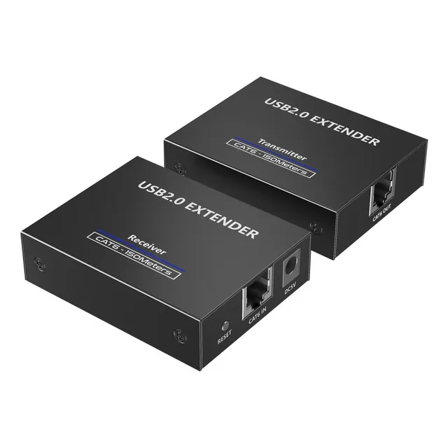 Kit Extensor Usb 2.0,1.1,1.0 4 Puertos Epcom 150m Tt150usb