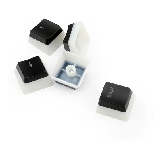 Set De Keycaps Redragon Scarab A130 Negro Gaming Español Teclado
