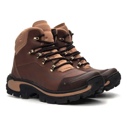 Coturno Bota Trabalho Segurança Trilha Moto Passeio Gel Ca