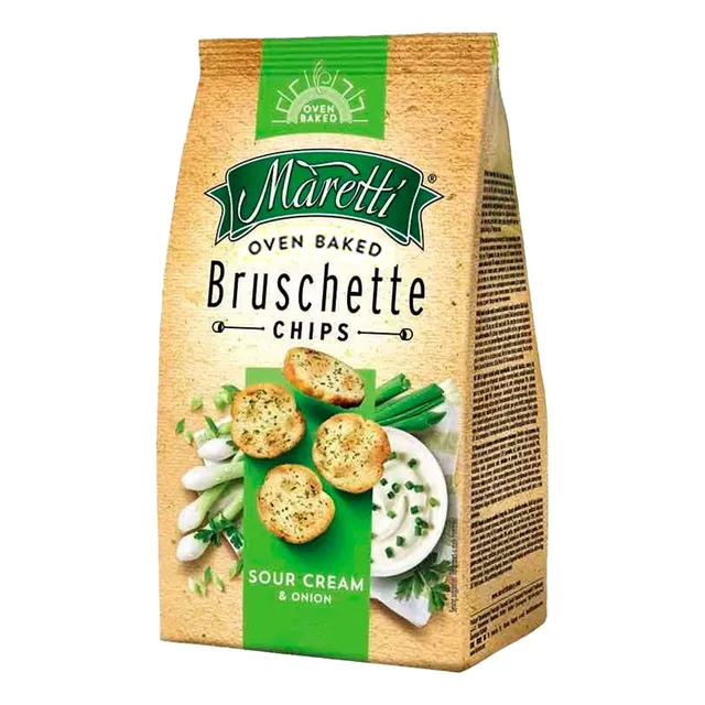 Chips Maretti Crema Y Cebolla 140 G Importados Bulgaria