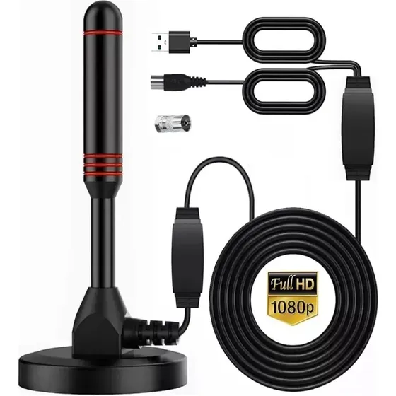 Antena de Tv Digital para Interiores Hd AM-1