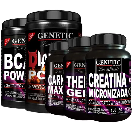 Anabol5 Creatina Thermogenic Carnitina Diabolic Bcaa Genetic