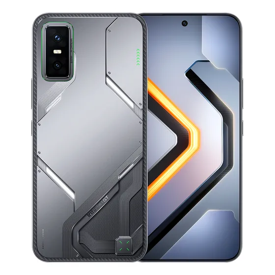 Celular Infinix GT30 5G AI Gamer Phone Dual SIM 16GB RAM Gris 256GB ROM 6.78 Pulgadas 1.5k 144hz Batería de 5500mAh Carga rápida 45W Gatillos GT MTK Dimensity 7400 con Disipador de calor
