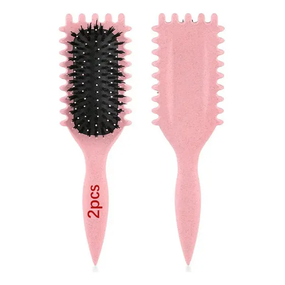 2pzas Pincel Bounce Curl Cepillo,define Style Rizado Peine