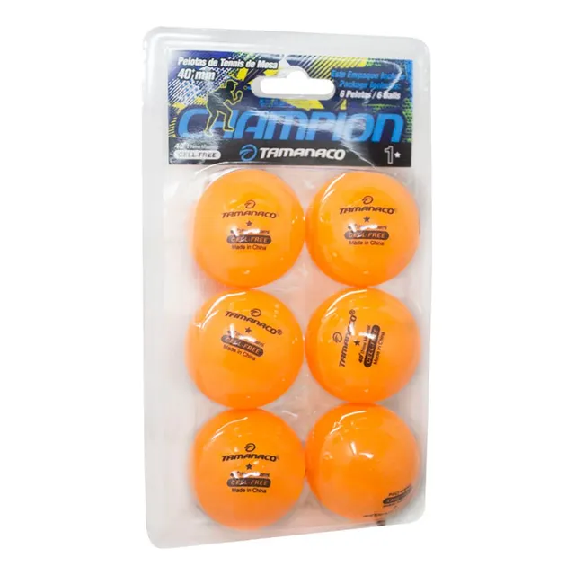 Pack De 6 Pelotas De Ping Pong Tamanaco 3 Estrellas