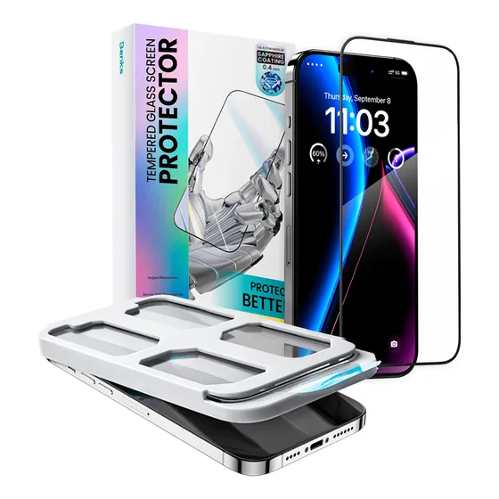 Mica Protector Pantalla Benks Zafiro @ iPhone 15 Pro Max 6.7
