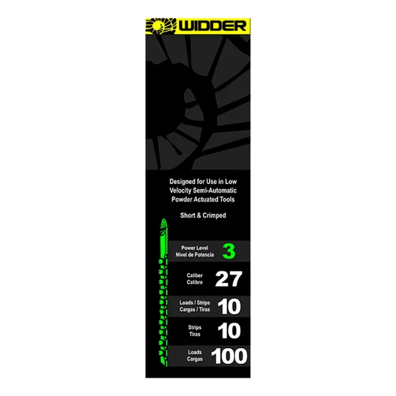 Fulminante Verde Calibre 27 Pack 100 Unidades