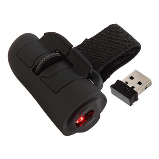Mouse De Dedo Usb Sem Fio Preto Mouse De Dedo Usb Sem Fio Preto