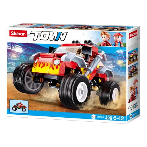 Sluban Town. Todoterreno Rojo. 150 Piezas