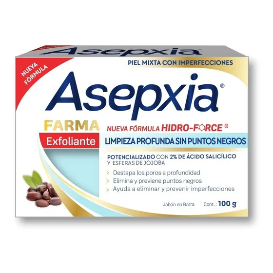 Jabón Asepxia Farma Exfoliante 100 Gr