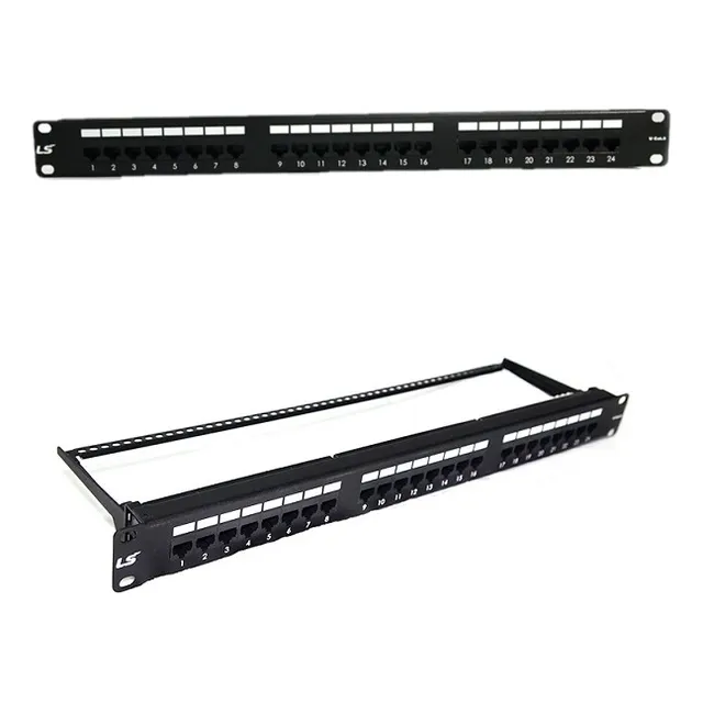 Patch Panel 24 Puertos (1 Ur) Categoría 6, Ls Simple