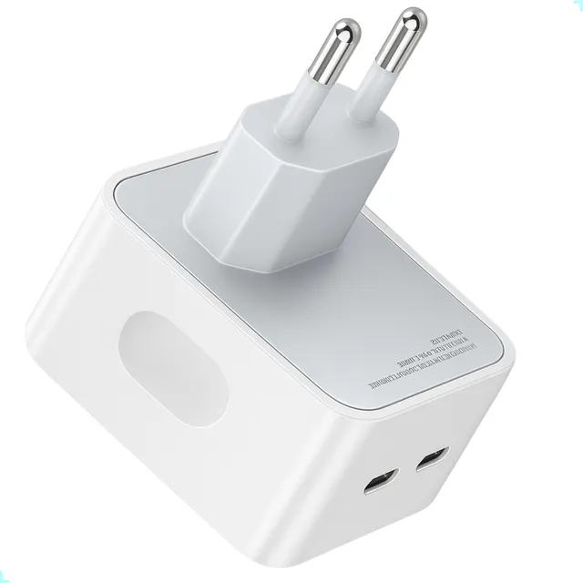 Fonte Turbo 35w Duas Entradas Tipo C Carga Rápida Type C