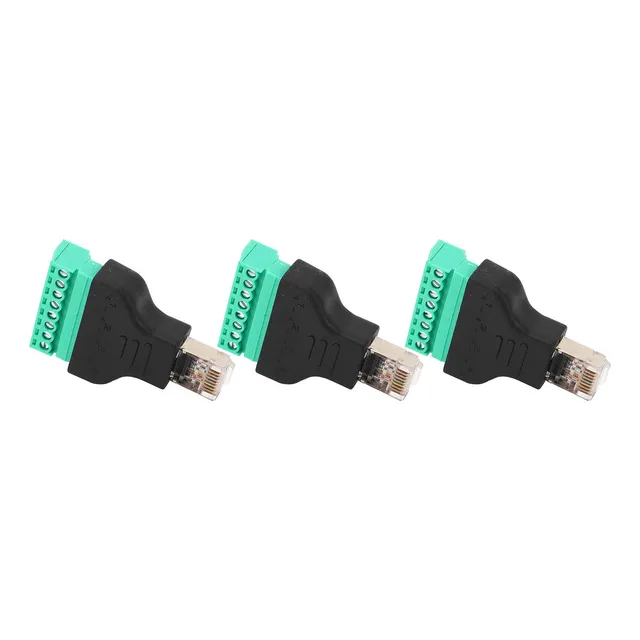 Adaptador De Terminal De Tornillo Hembra Con Conector Rj45 A