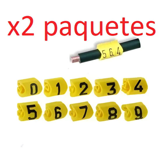 Anillo Marca Cable Nro 2  P/ Cable 20-12awg 