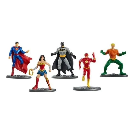 Mini Figura Liga De La Justicia Flexible Mattel Gj13