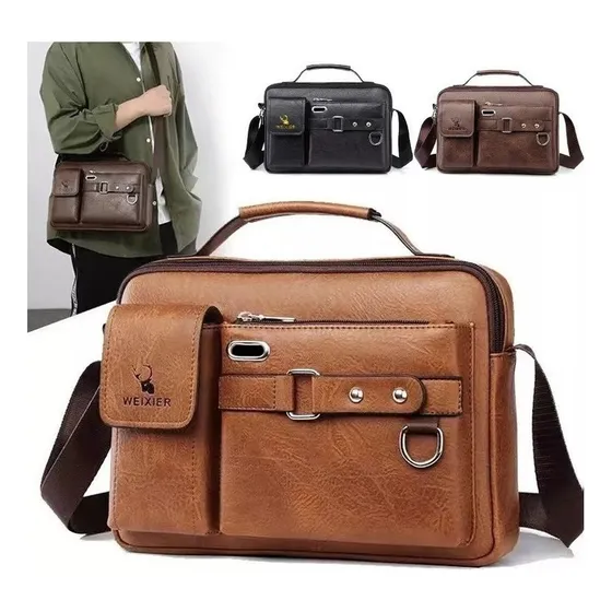 .. Bolso Ejecutivo De Piel Sintética For Hombre