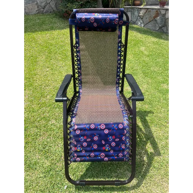 Silla Reposera Plegable Terraza Playera Reclinable Capitán A