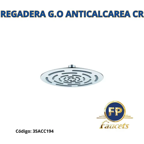 Regadera G.o Anticalcarea Cr. Marca Fp