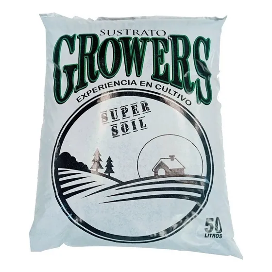 Sustrato Growers Super Soil 50l Abono Perlita Humus Cultivo