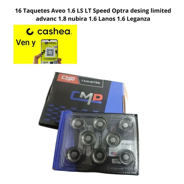 Juego 16 Taquete Aveo 1.6 Optra Limited Desing Advanc 1.8