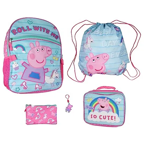 Ai Accesorios Innovaciones Peppa Cerdo Mochila Niños Vb17t