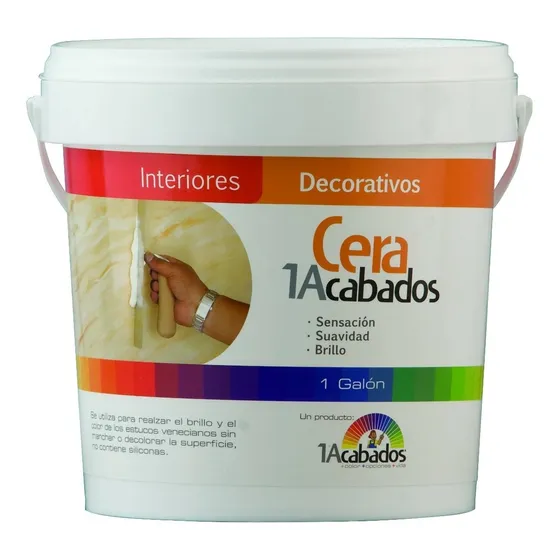 Estuco Veneciano Cera Para Sellar Dar Brillo Y Color Galón