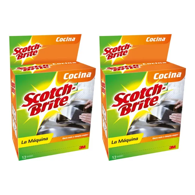 Pack X2 Fibra Scotch Brite La Maquina