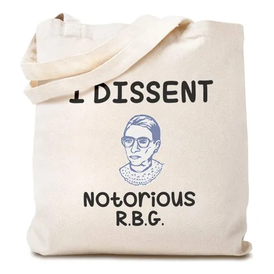 Bolso Compra Reutilizable Encargo Lona I Dissent Notorious